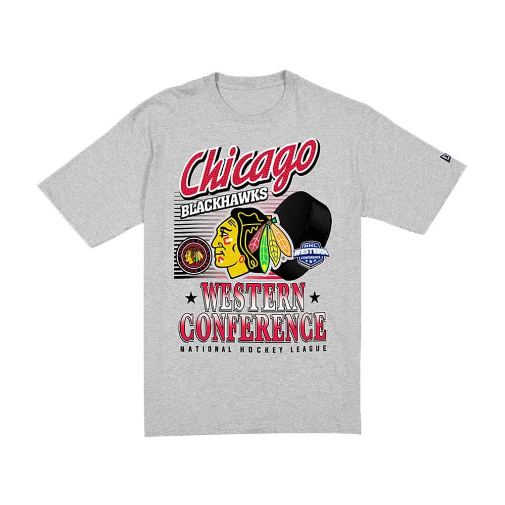 Chicago Blackhawks NHL Sport Classic Grey T-Shirt-zelvios