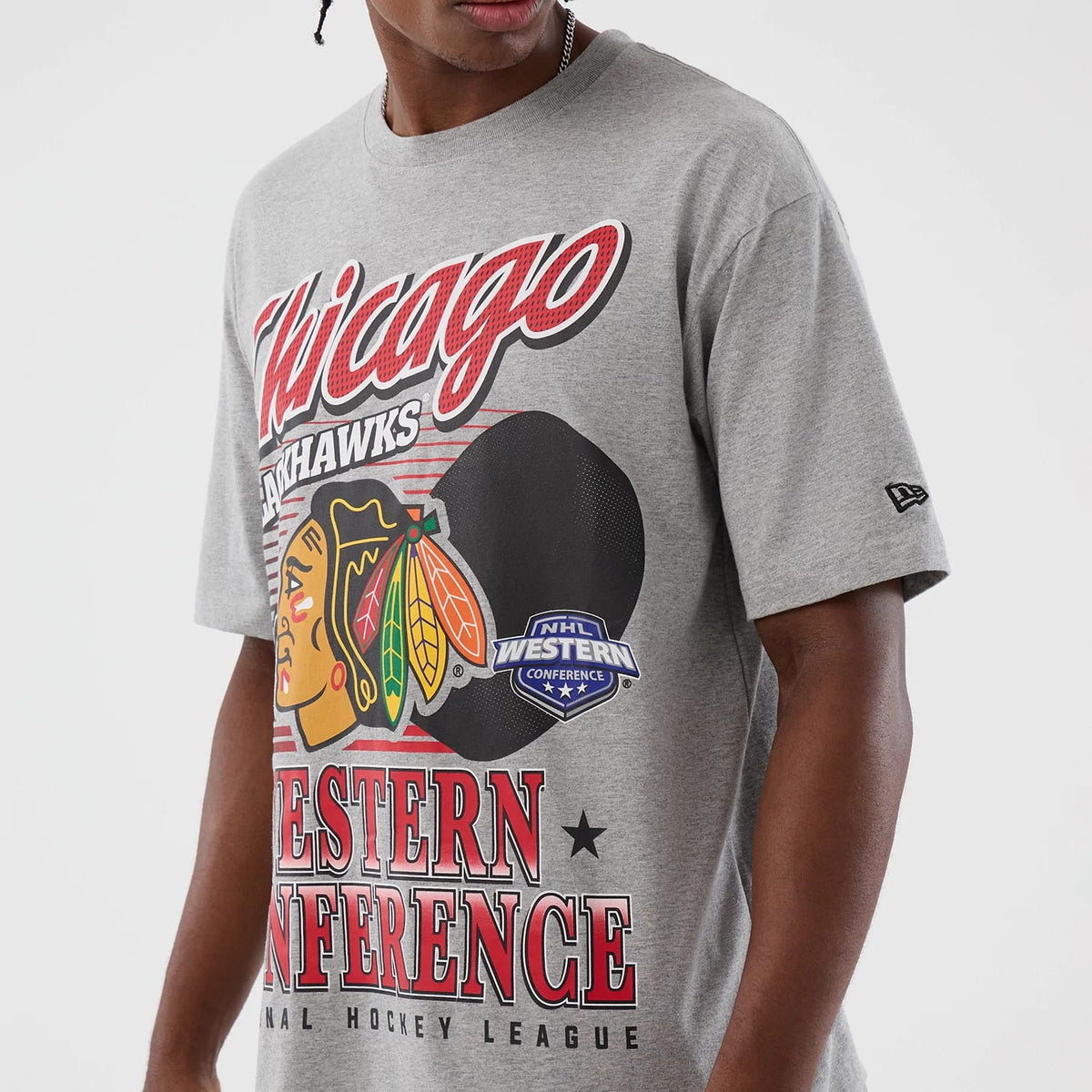 Chicago Blackhawks NHL Sport Classic Grey T-Shirt-zelvios