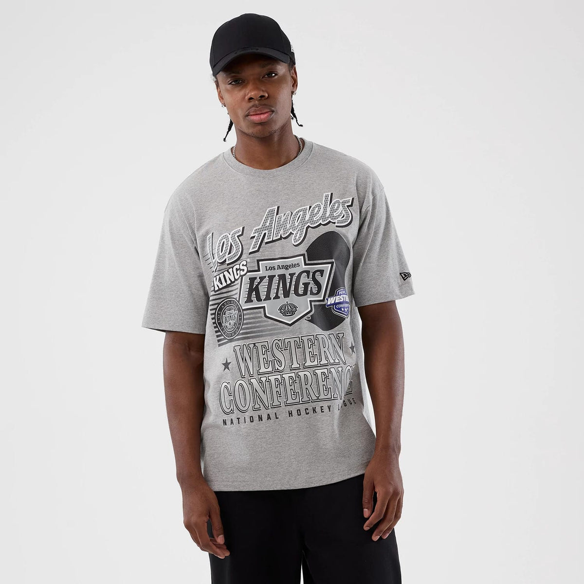 LA Kings NHL Sport Classic Grey T-Shirt-zelvios