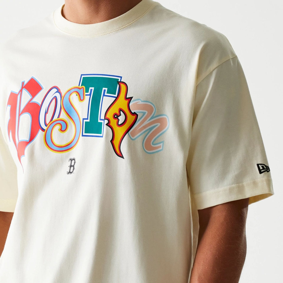 Boston Red Sox MLB Life Graphic Cream T-Shirt-zelvios
