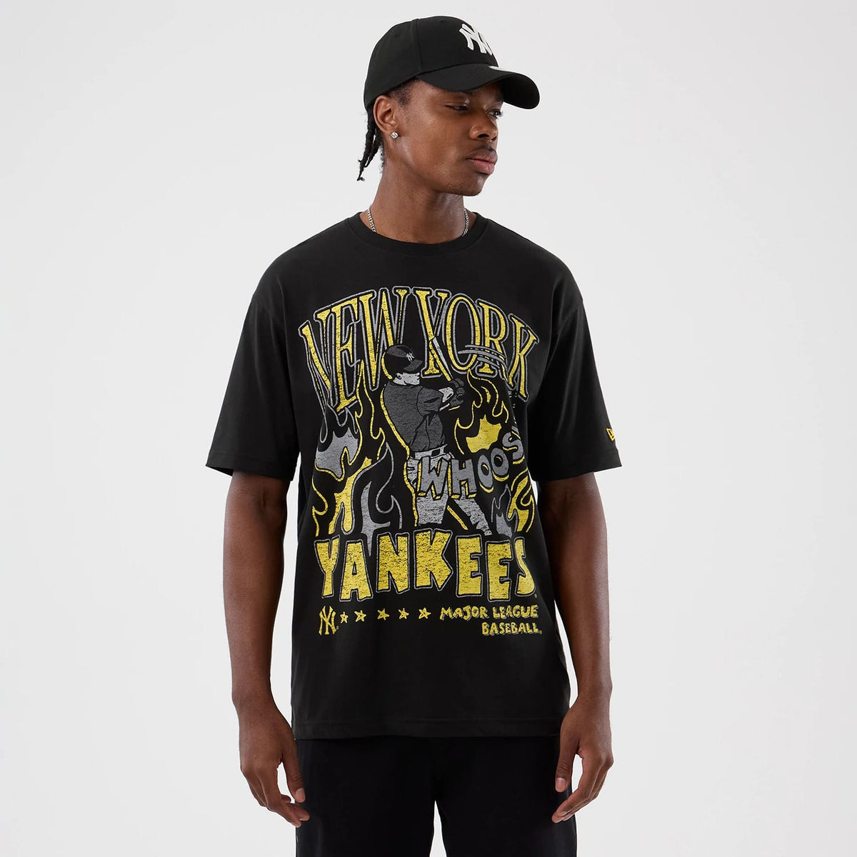 New York Yankees MLB Player Life Graphic Black T-Shirt-zelvios