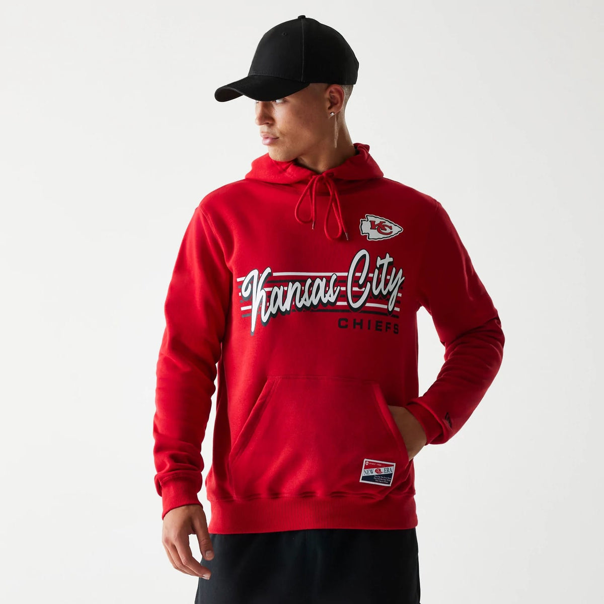 Kansas City Chiefs NFL Throwback Red Pullover Hoodie-zelvios