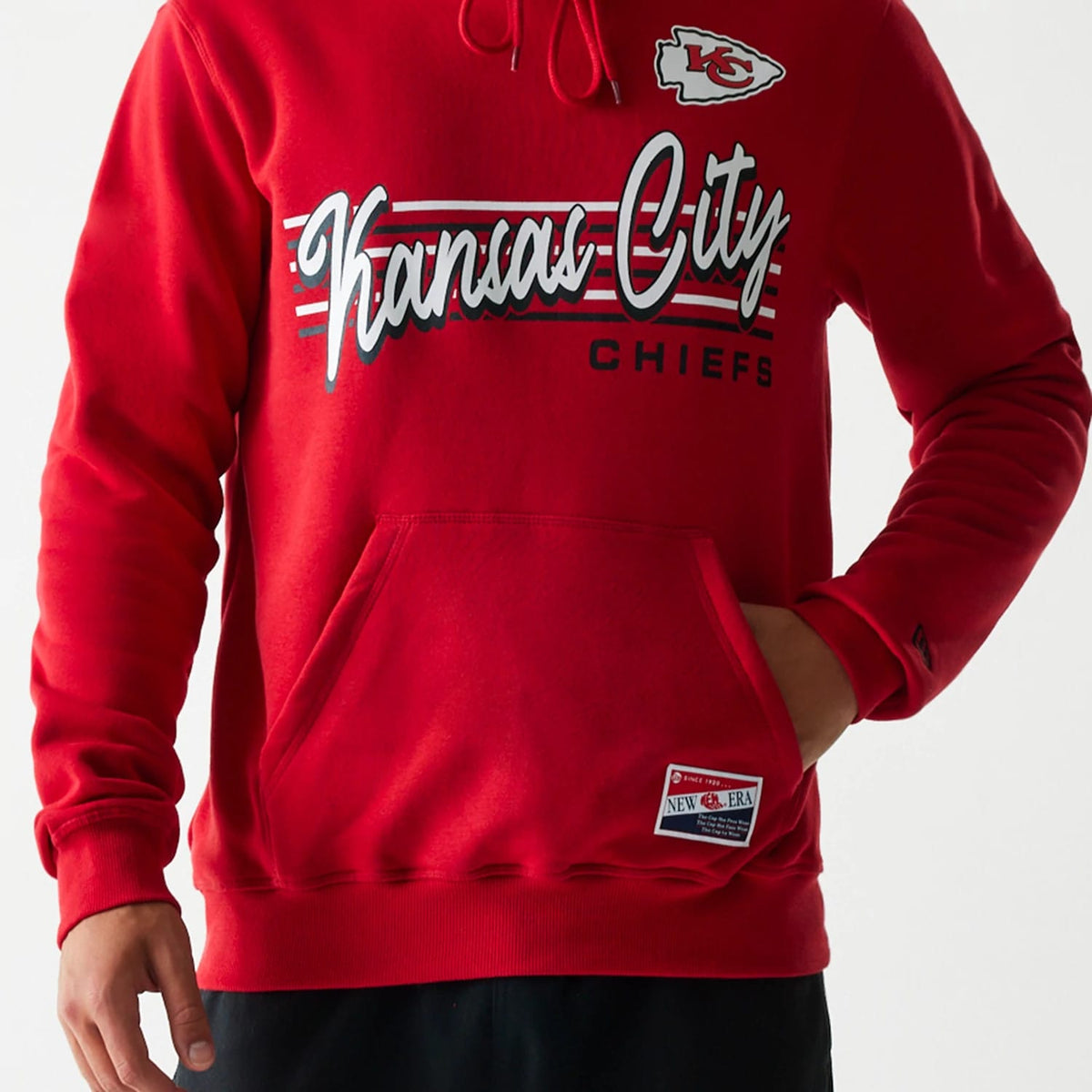 Kansas City Chiefs NFL Throwback Red Pullover Hoodie-zelvios