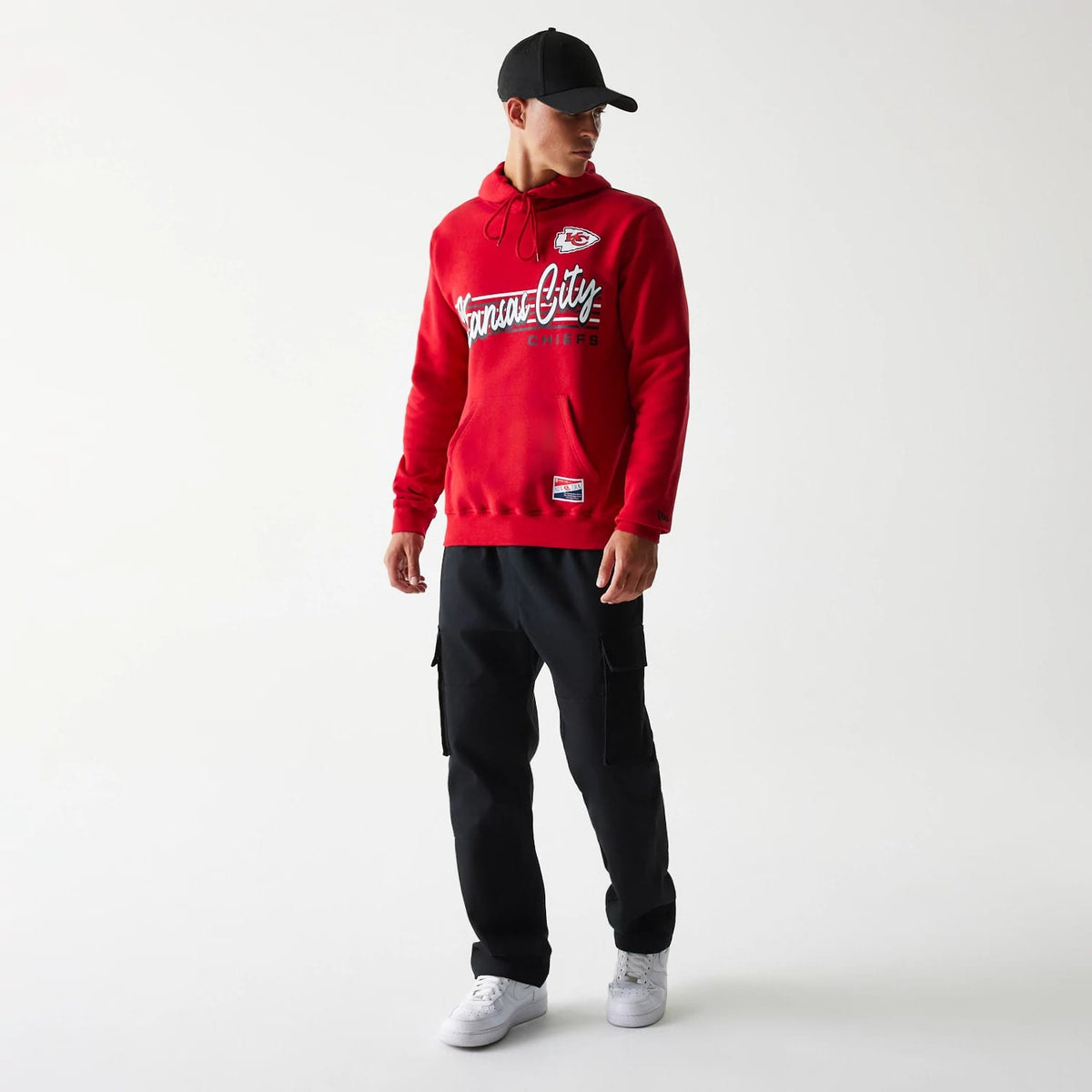 Kansas City Chiefs NFL Throwback Red Pullover Hoodie-zelvios
