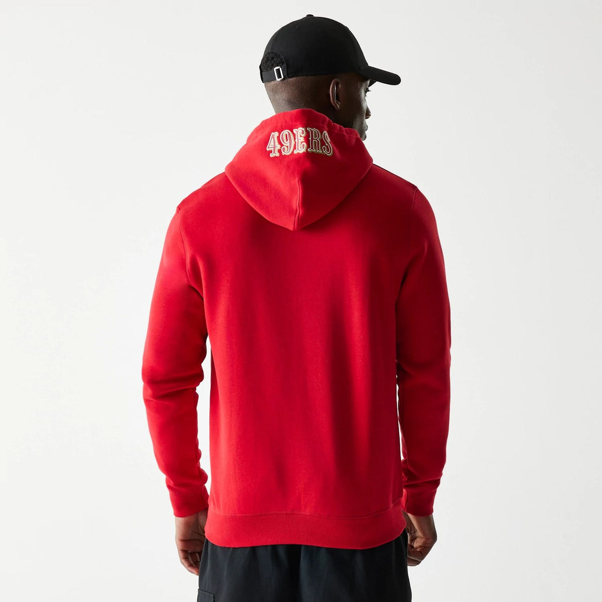 San Francisco 49ers NFL Throwback Red Pullover Hoodie-zelvios