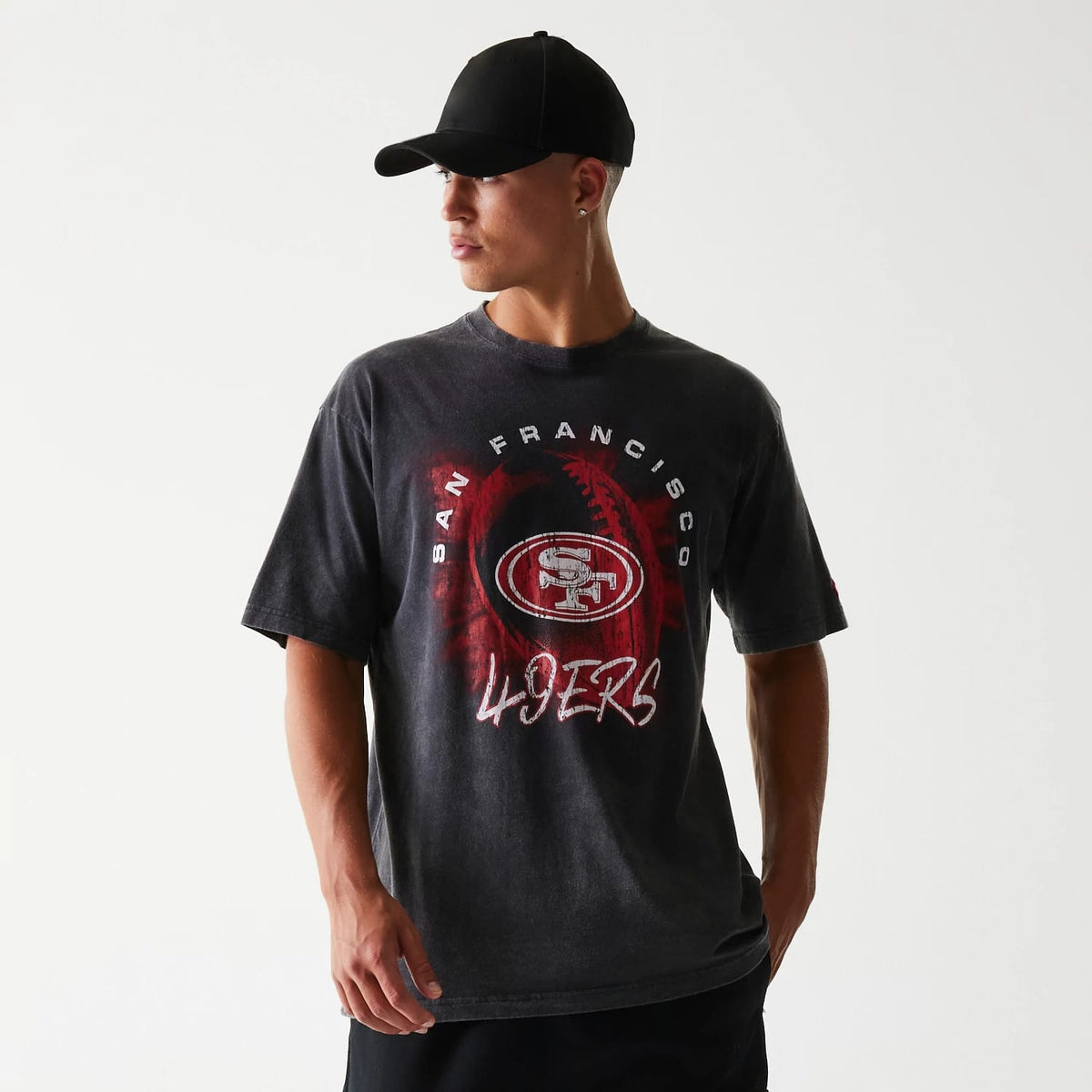 San Francisco 49ers NFL Sport Night Black T-Shirt-zelvios