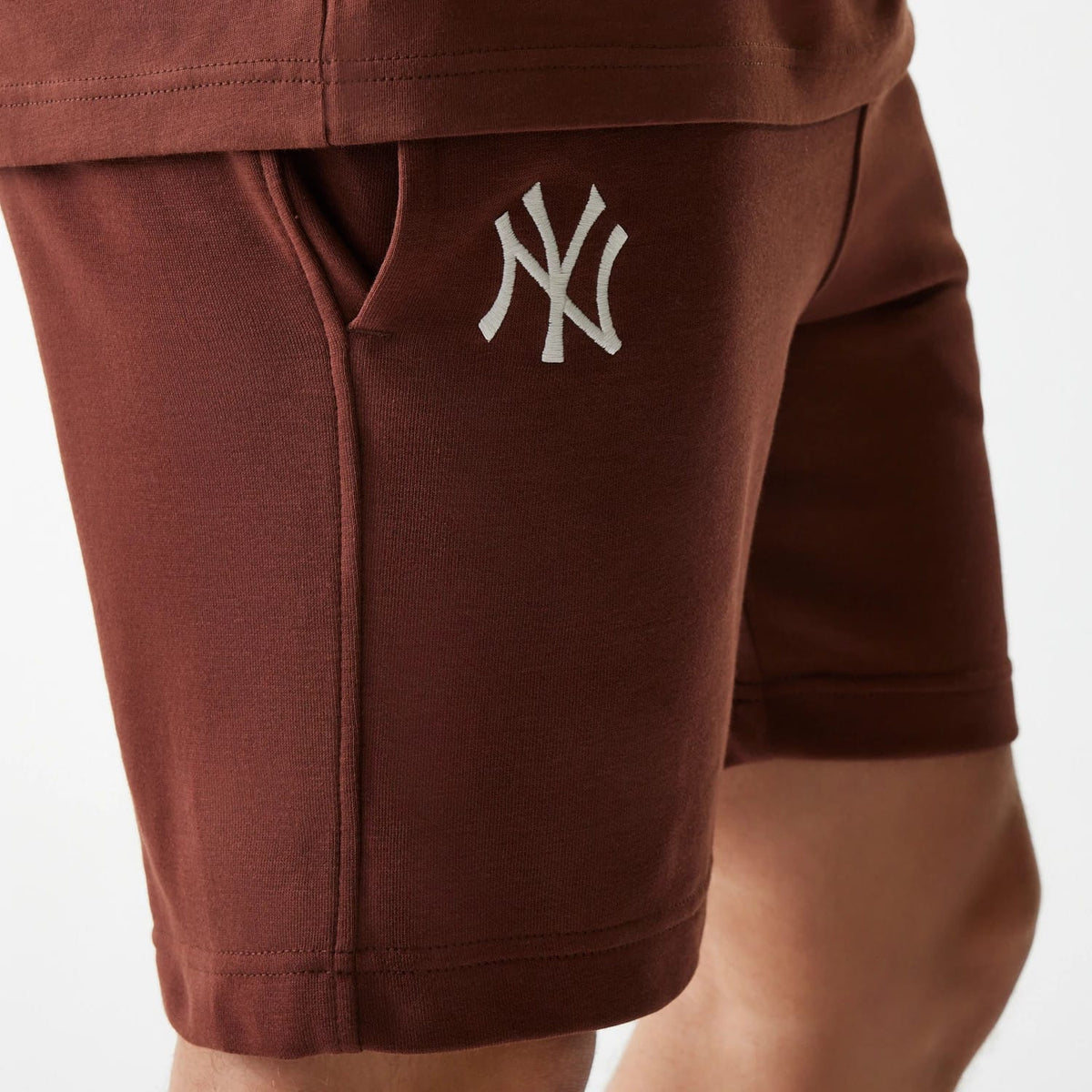 New York Yankees MLB Midi League Essential Brown Shorts-zelvios