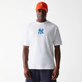 New York Yankees MLB World Series White Oversized T-Shirt-zelvios