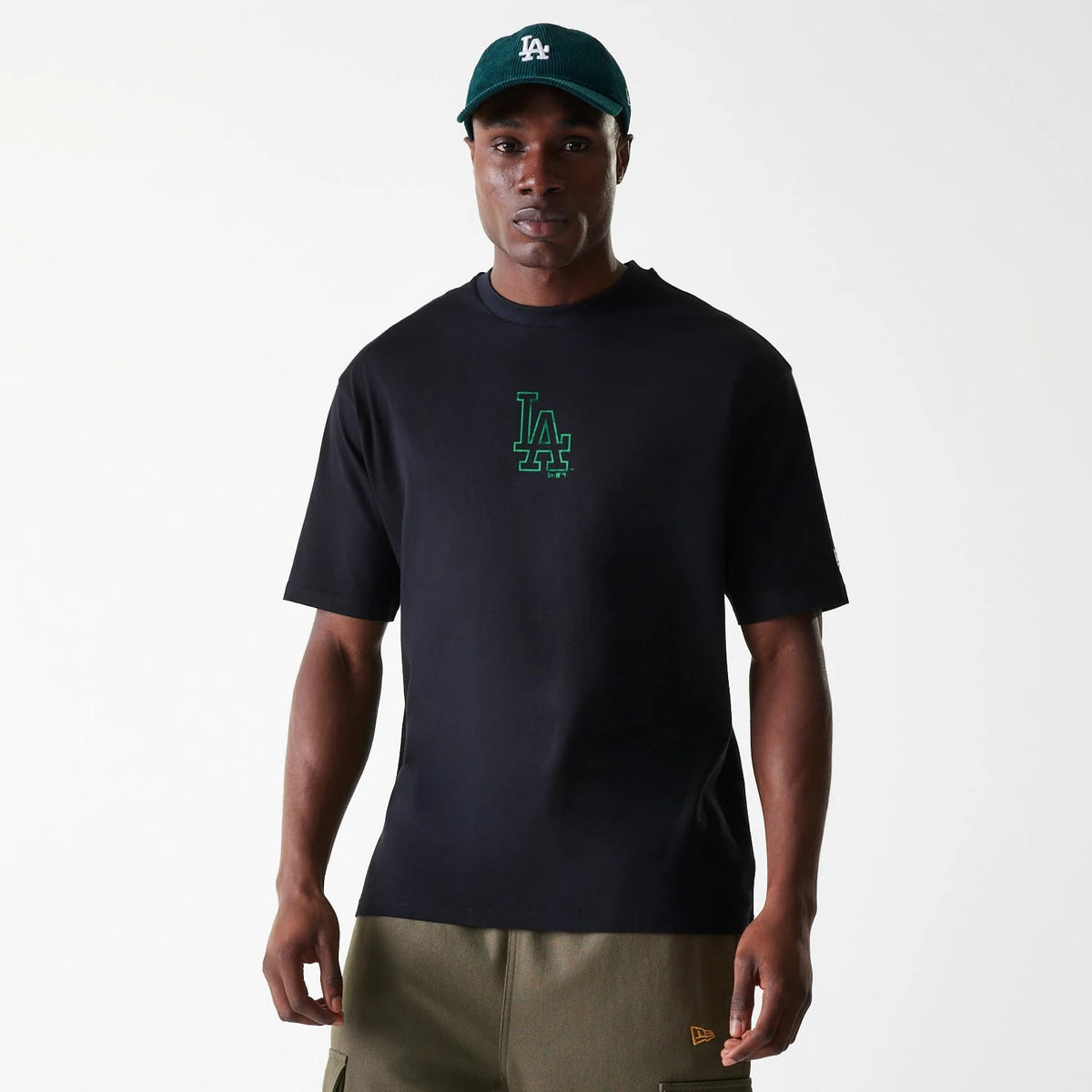 LA Dodgers MLB World Series Black Oversized T-Shirt-zelvios
