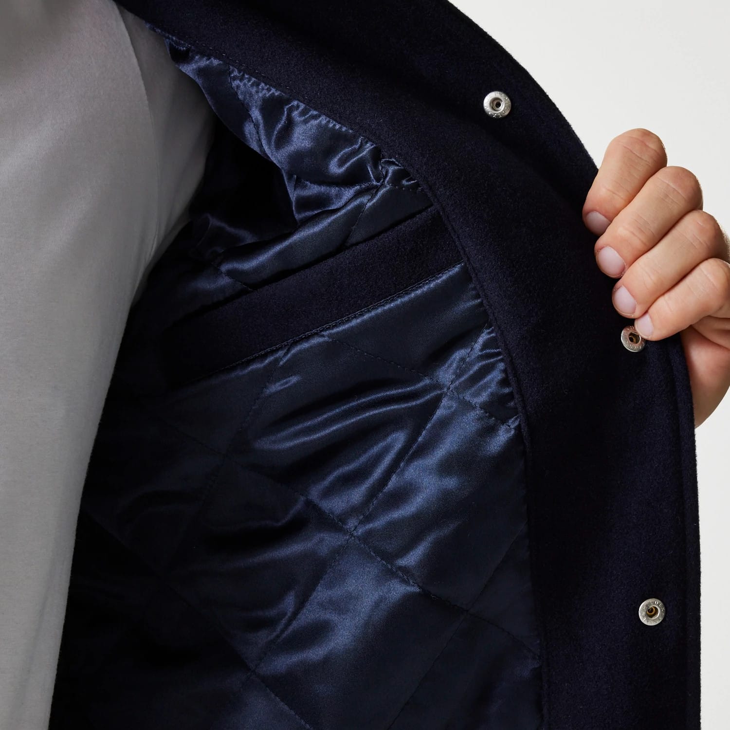 LA Dodgers MLB Wordmark Navy Varsity Jacket-kentox