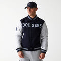 LA Dodgers MLB Wordmark Navy Varsity Jacket-kentox