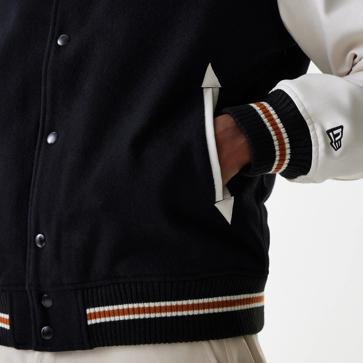 New York Yankees MLB Wordmark Black Varsity Jacket-zelvios