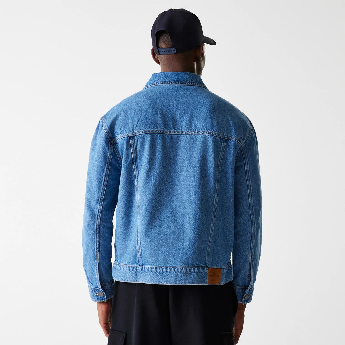 New York Yankees MLB Dark Blue Denim Jacket-zelvios
