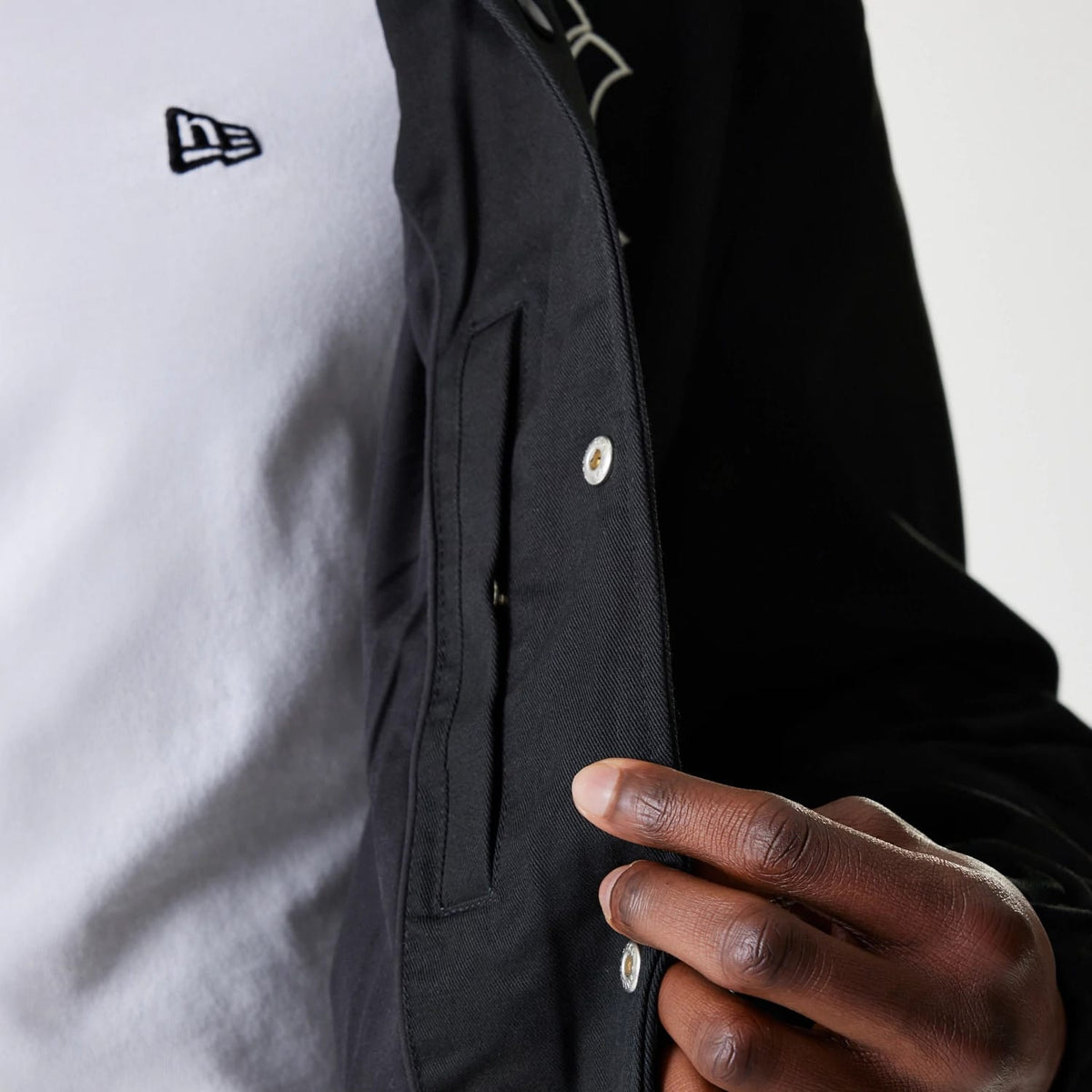 New York Yankees MLB Twill Black Coaches Jacket-zelvios