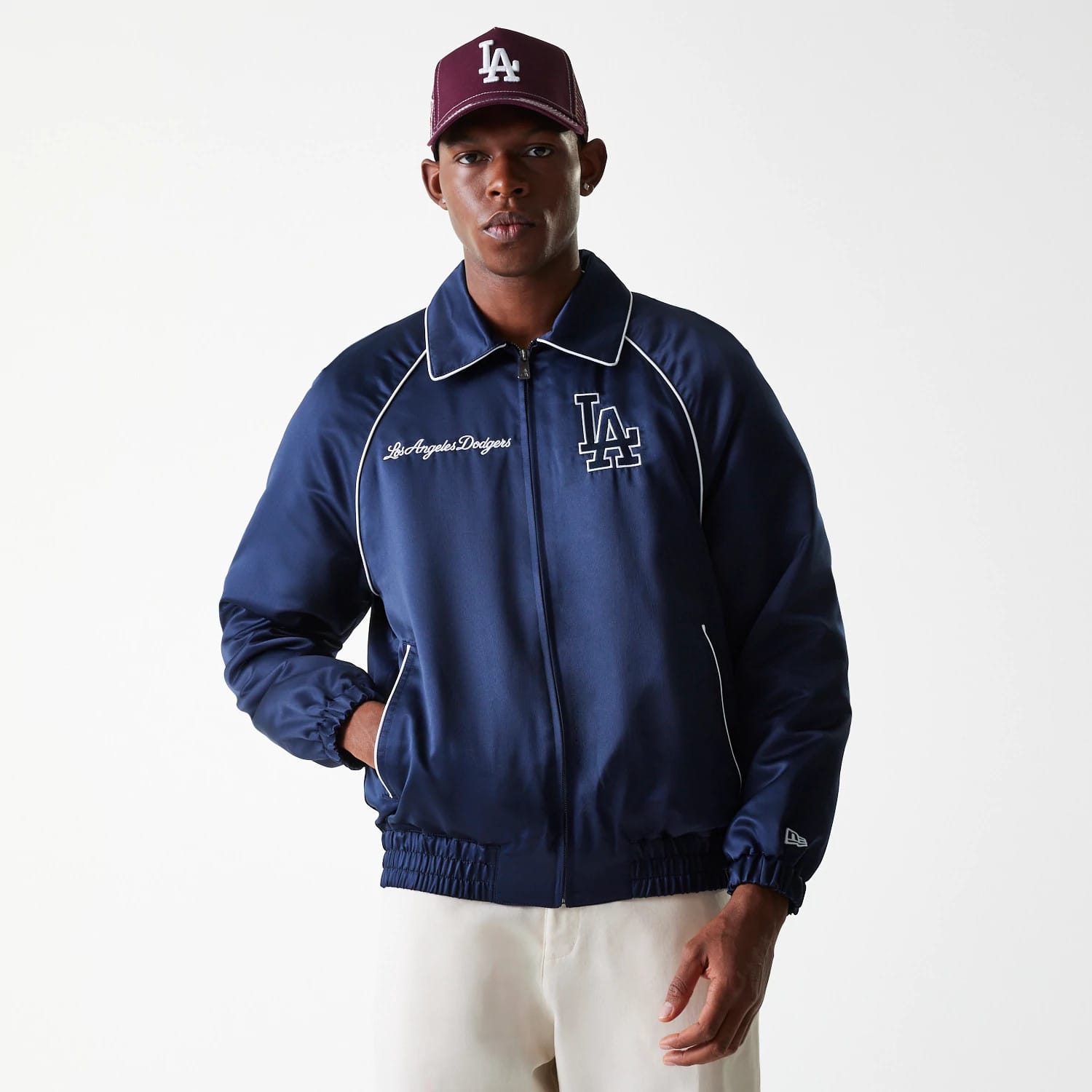 LA Dodgers MLB Navy Club Jacket-kentox