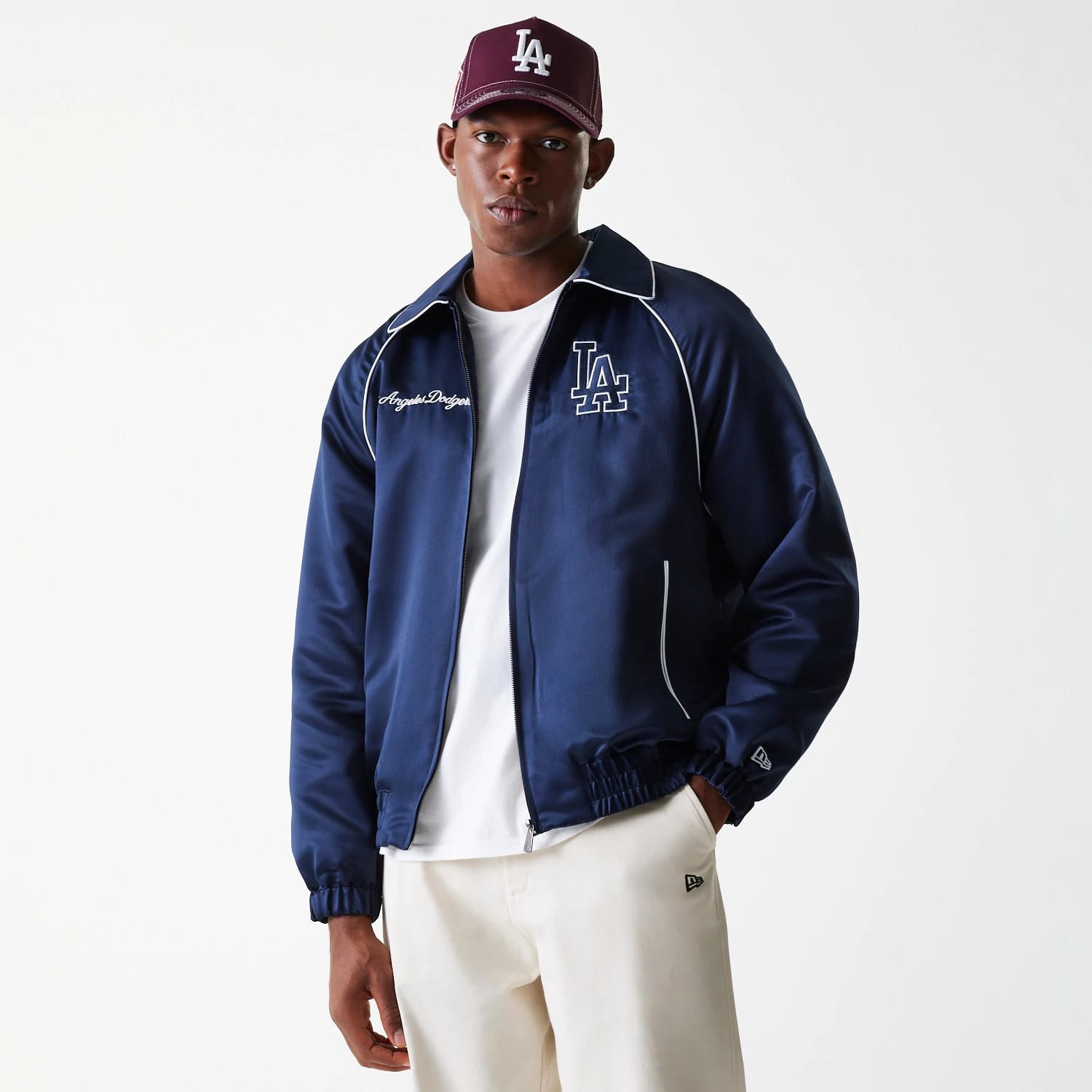 LA Dodgers MLB Navy Club Jacket-kentox