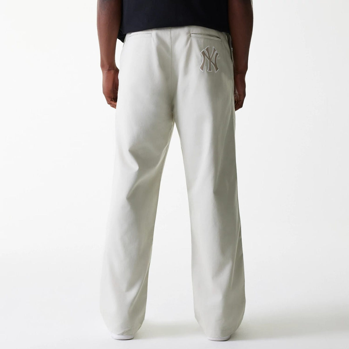 New York Yankees MLB Light Beige Chino Trousers-zelvios