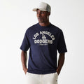 LA Dodgers MLB Heritage Navy Oversized T-Shirt-zelvios