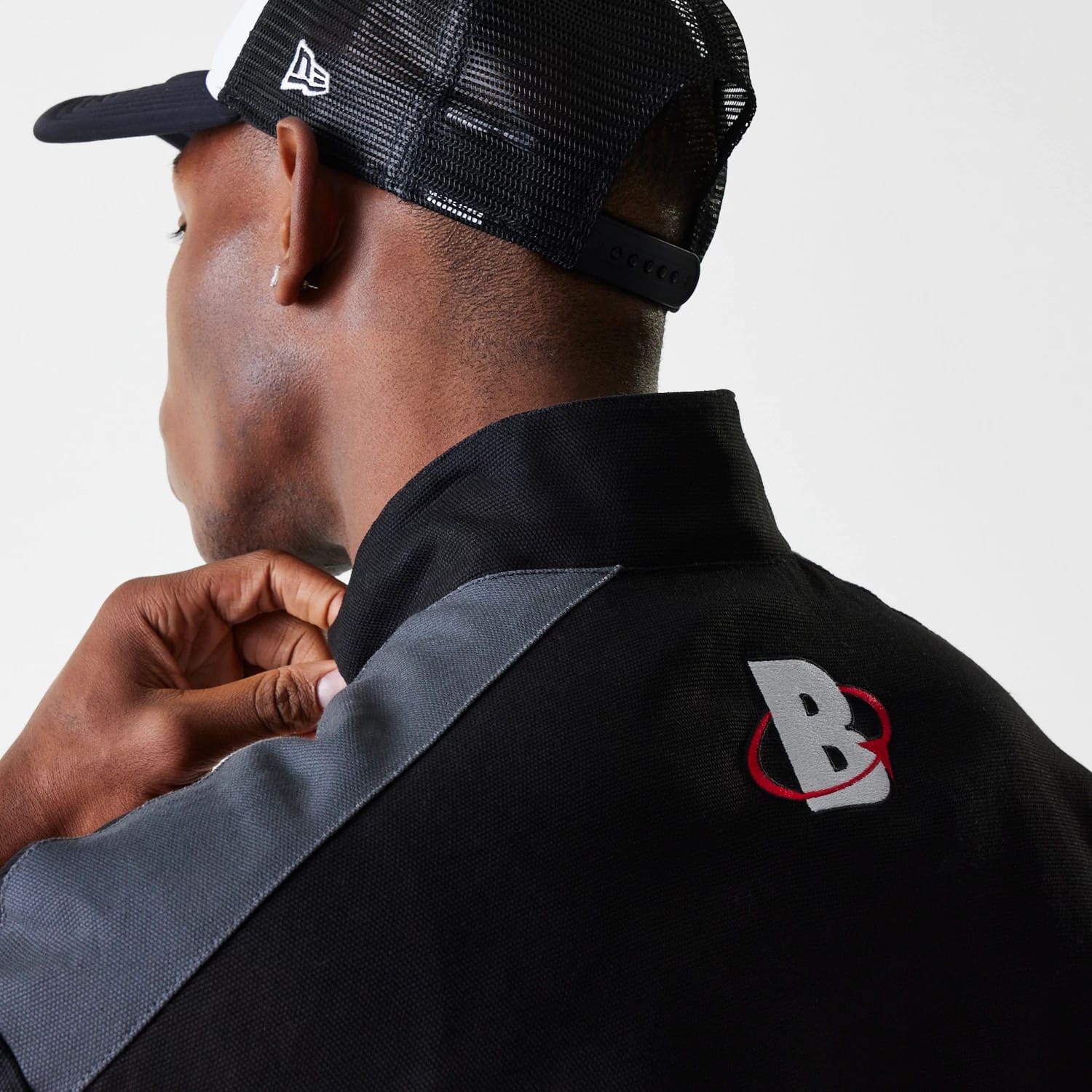 Chicago Bulls NBA Black Motorsports Jacket-kentox