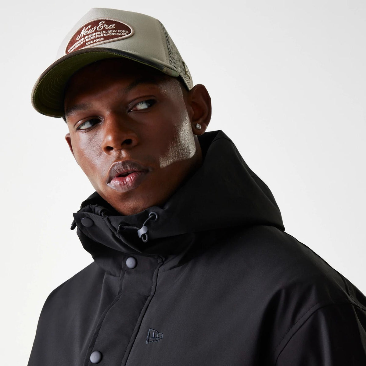 New Era Black Coach Jacket-zelvios