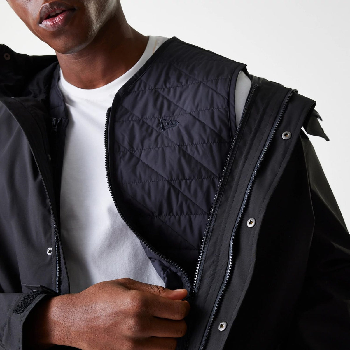 New Era Black Coach Jacket-zelvios
