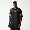 San Francisco 49ers NFL Mesh Black Jersey-zelvios
