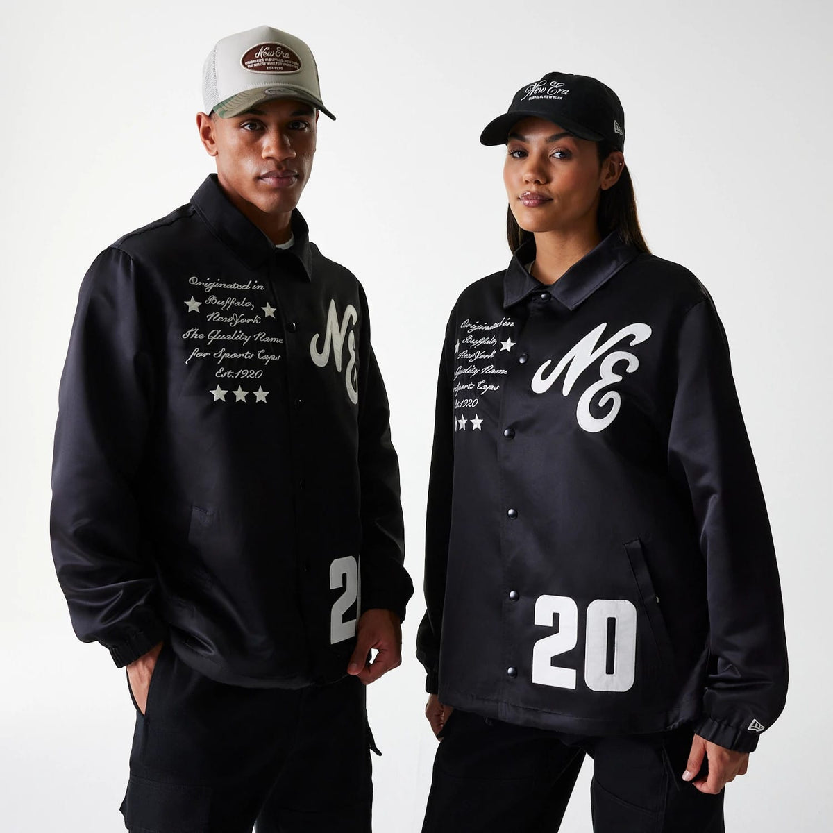 New Era Black Coaches Jacket-zelvios