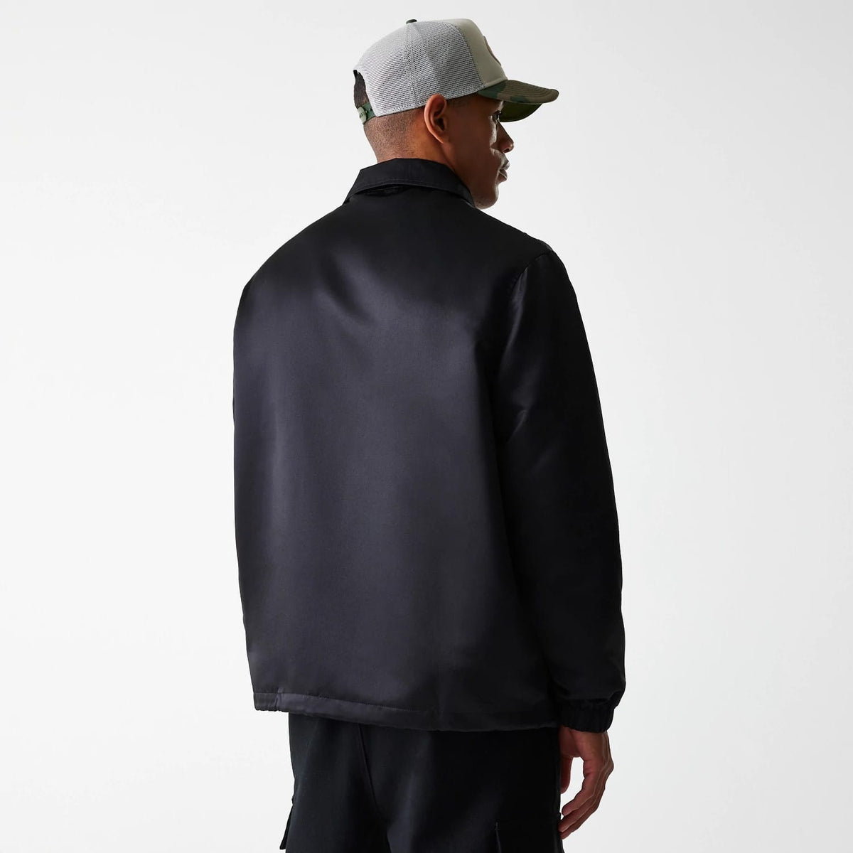New Era Black Coaches Jacket-zelvios
