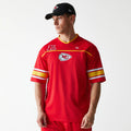 Kansas City Chiefs NFL Mesh Red Jersey-zelvios