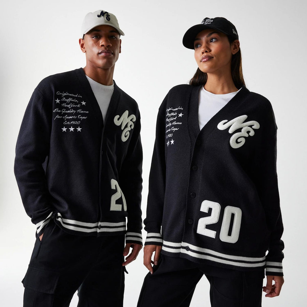New Era Knit Black Cardigan-zelvios
