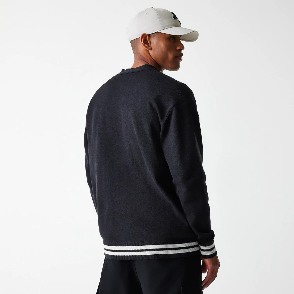 New Era Knit Black Cardigan-zelvios