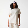 LA Dodgers Womens MLB Tonal Graphic Light Beige Oversized T-Shirt-zelvios