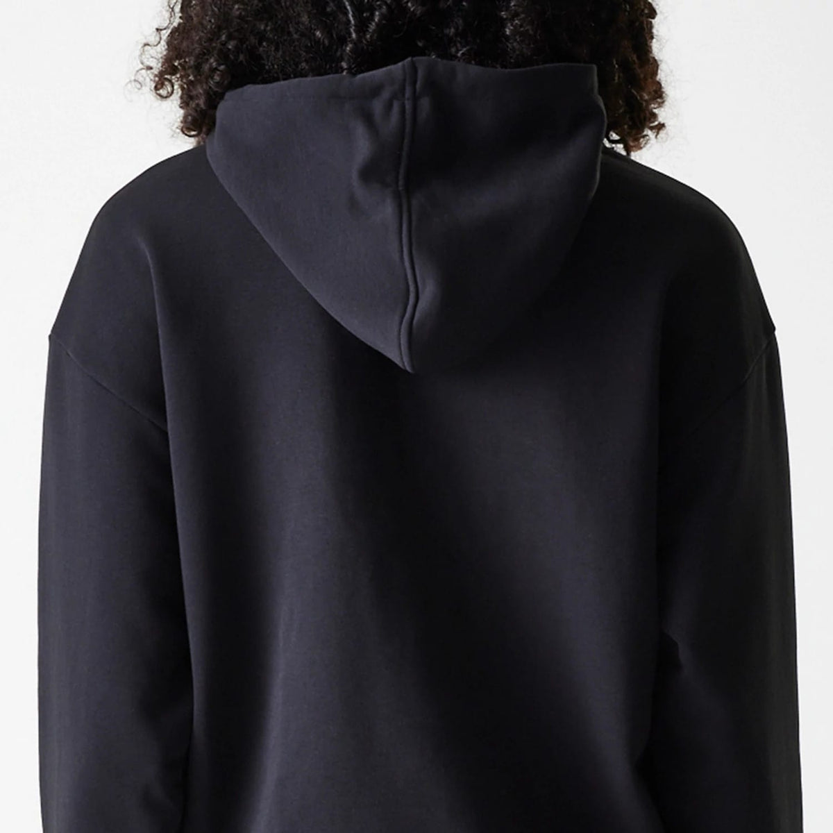 Womens New Era Crest Black Pullover Hoodie-zelvios