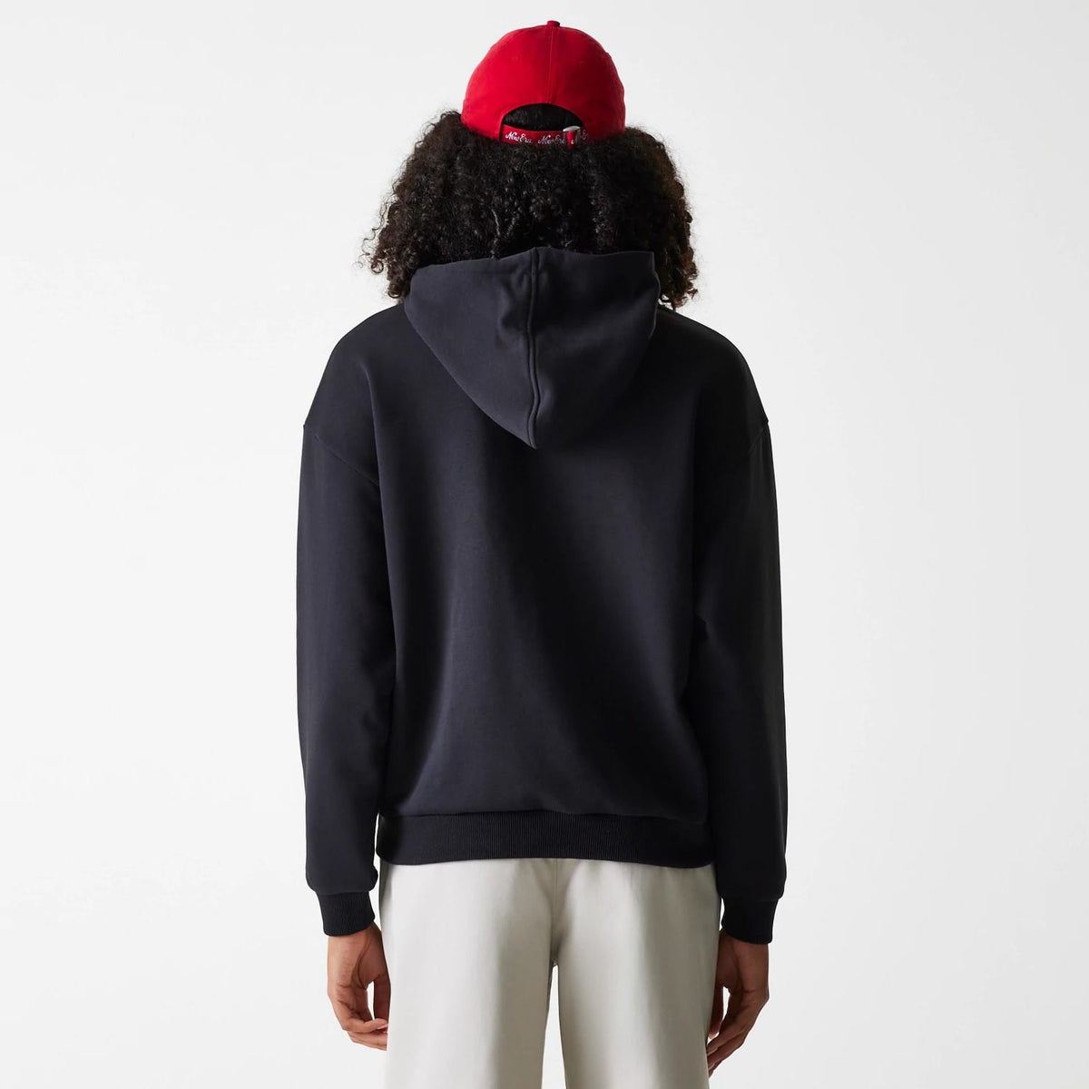 Womens New Era Crest Black Pullover Hoodie-zelvios