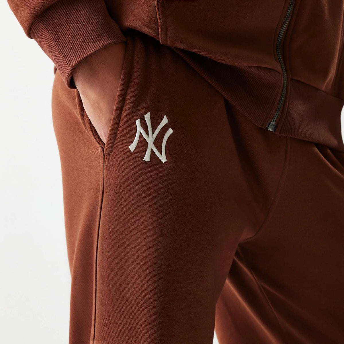 New York Yankees MLB Midi League Essential Brown Joggers-zelvios