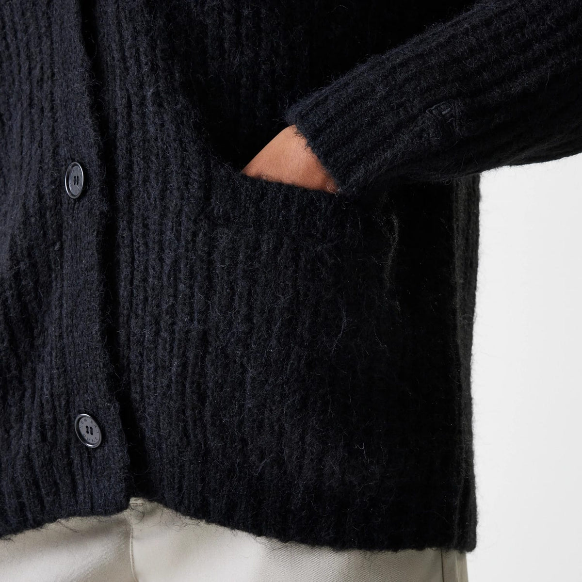 New York Yankees Womens MLB Knit Black Cardigan-zelvios