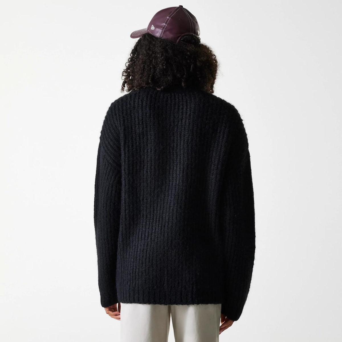 New York Yankees Womens MLB Knit Black Cardigan-zelvios