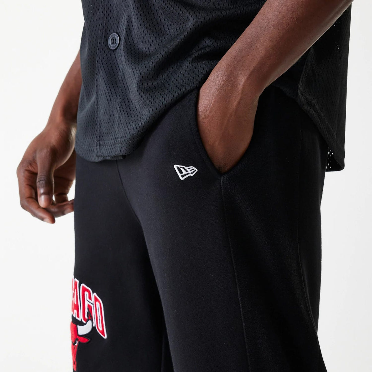 Chicago Bulls NBA Arch Graphic Black Joggers-zelvios