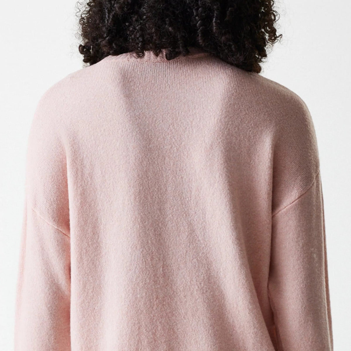 New York Yankees Womens MLB Knit Pastel Pink Crew Neck Sweater-zelvios