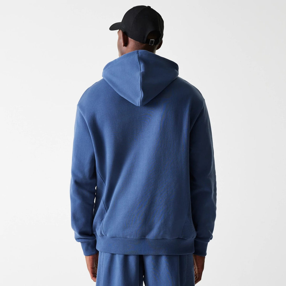 LA Lakers NBA Arch Graphic Dark Blue Oversized Pullover Hoodie-zelvios