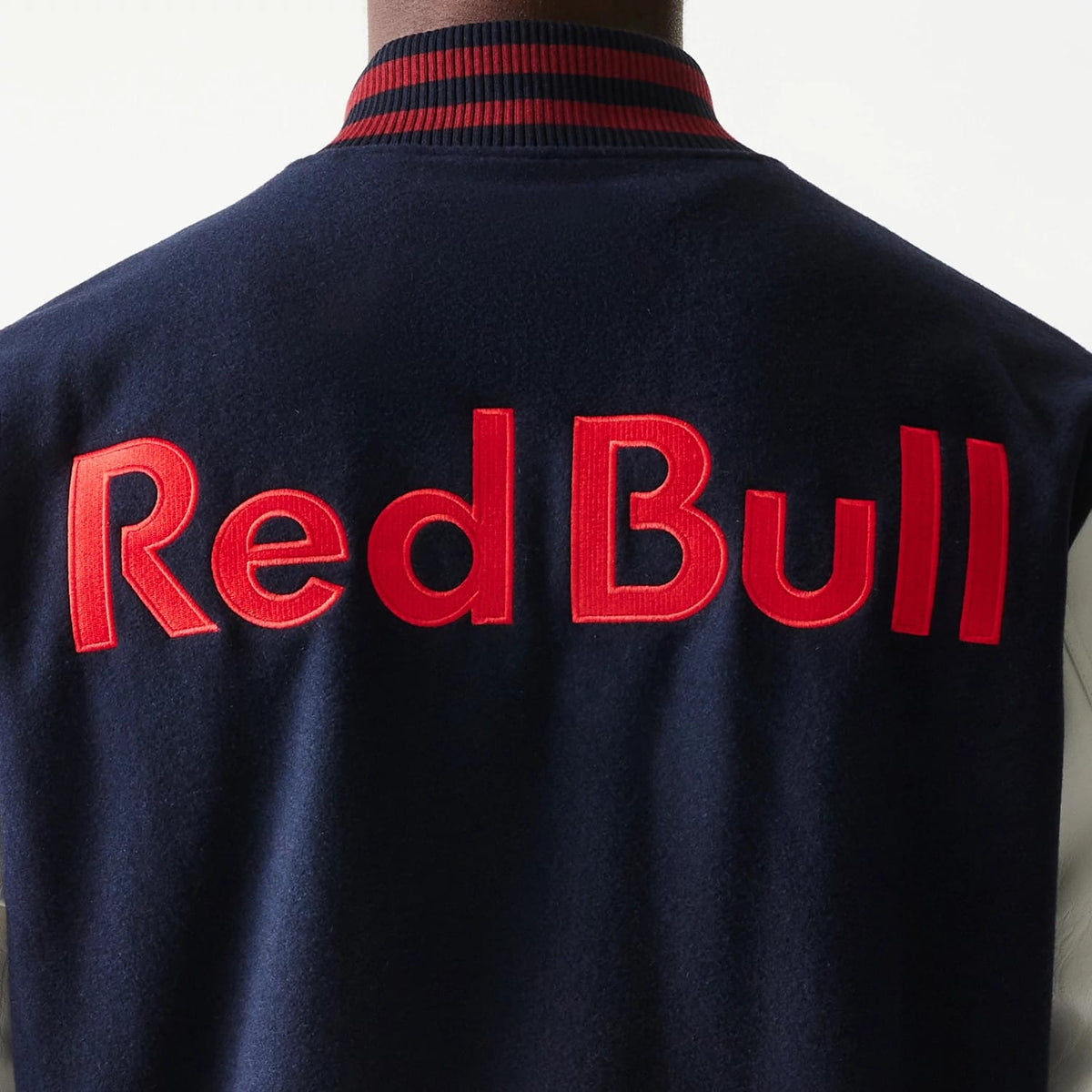Red Bull Racing Dark Blue Varsity Jacket-zelvios