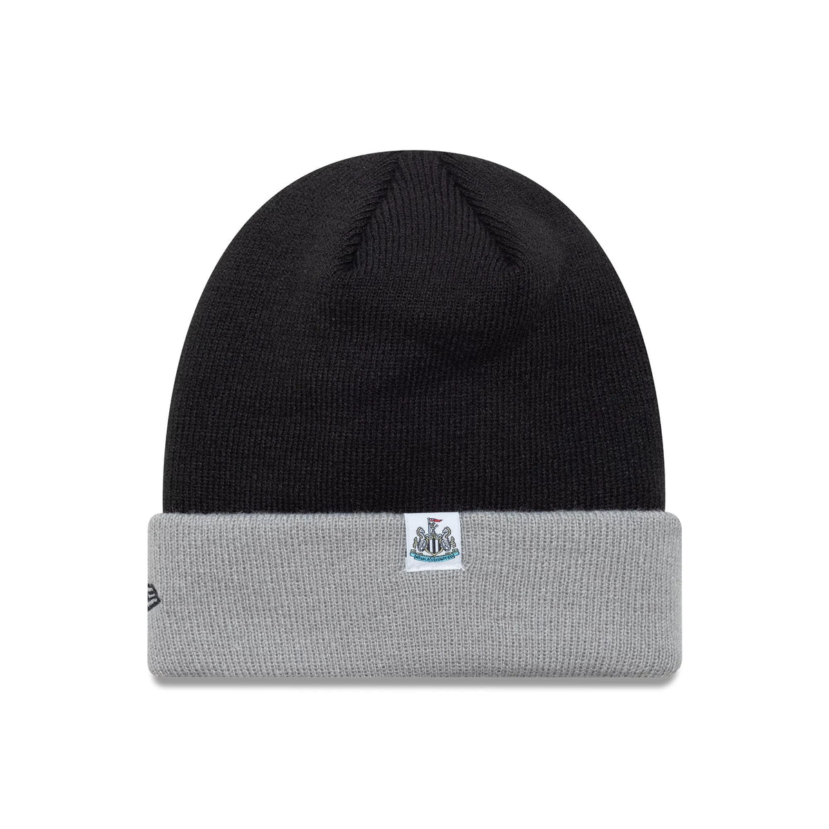 Newcastle United FC Youth Wordmark Black Cuff Knit Beanie Hat-zelvios