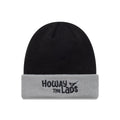 Newcastle United FC Youth Wordmark Black Cuff Knit Beanie Hat-zelvios