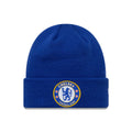 Chelsea FC Lion Crest Youth Core Blue Cuff Knit Beanie Hat-kentox
