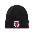 Stade Toulousain Core Black Cuff Knit Beanie Hat-zelvios