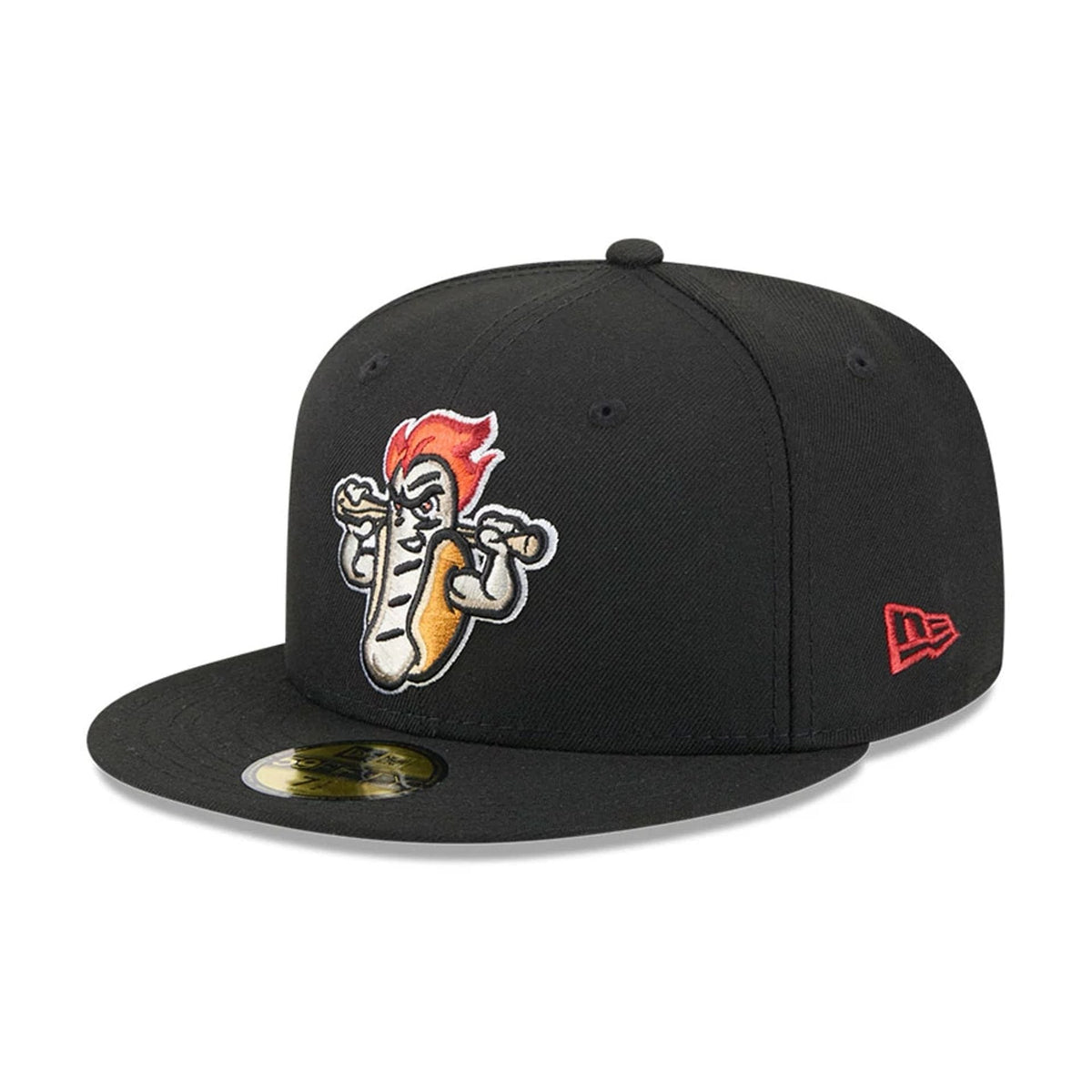 Rochester Red Wings MiLB Theme Night Black 59FIFTY Fitted Cap-zelvios