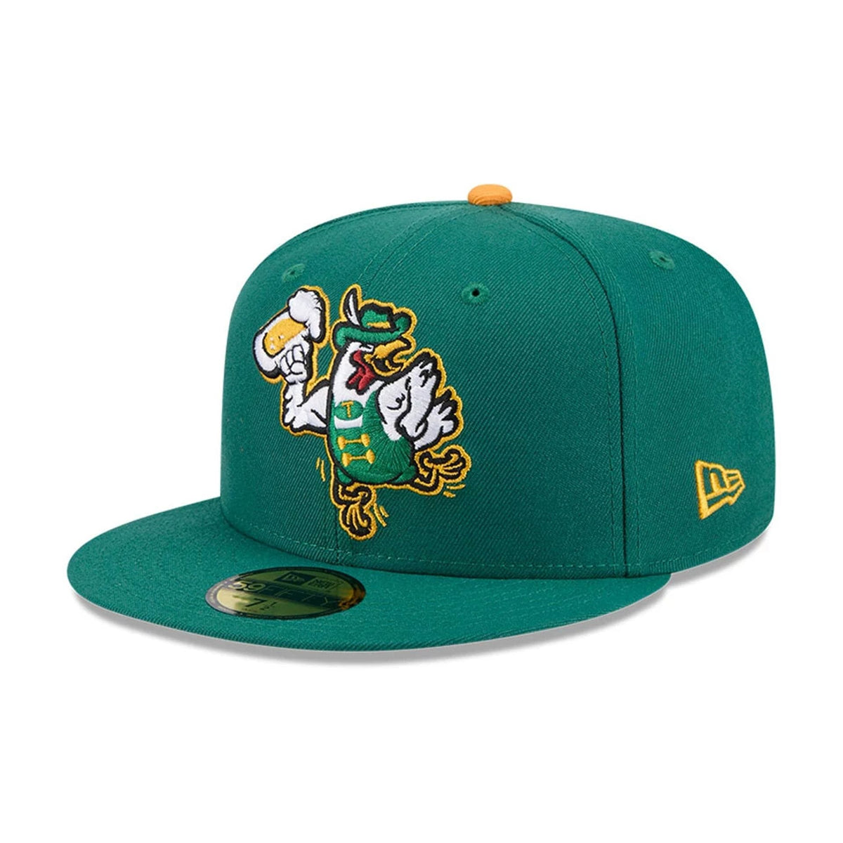 Tulsa Drillers MiLB Theme Night Green 59FIFTY Fitted Cap-zelvios