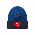 Superman Youth DC Blue Cuff Knit Beanie Hat-zelvios