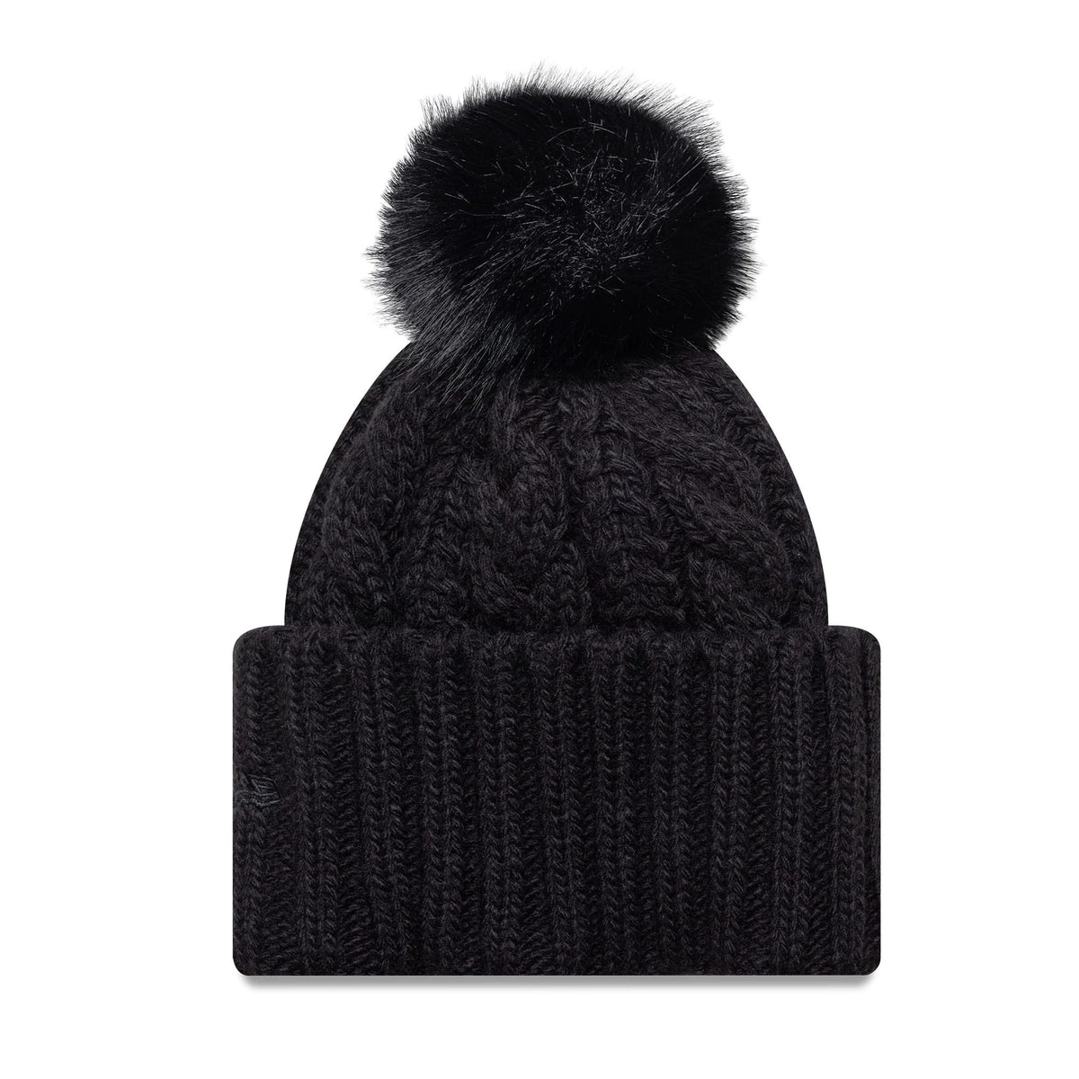 New York Yankees Youth MLB Black Cable Knit Beanie Hat-zelvios
