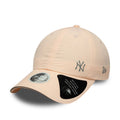 New York Yankees Womens MLB Flawless Pastel Pink Pony Tail Adjustable Cap-zelvios